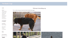 Desktop Screenshot of beachdogs.org